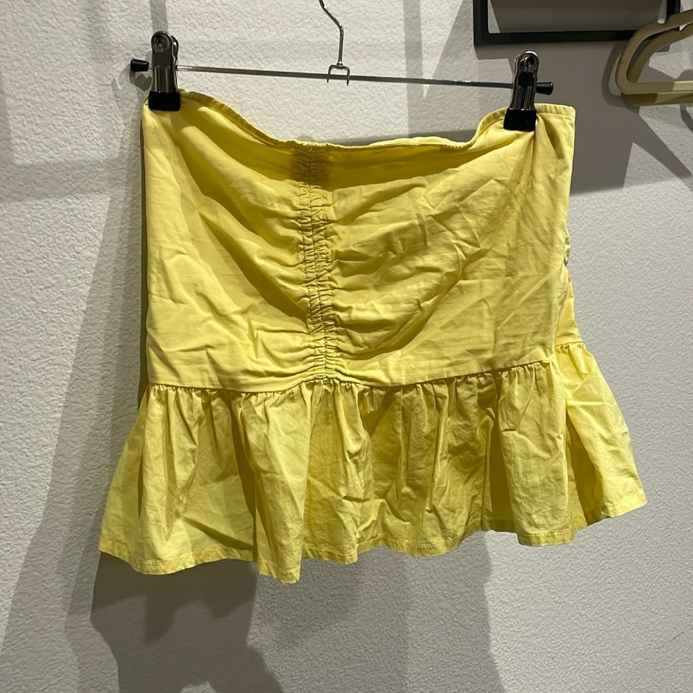Maeve By Anthropologie Sleeveless Tube Top Crop Top